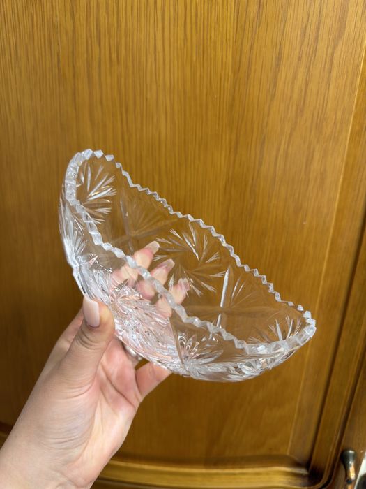 Салатницы хрустальные