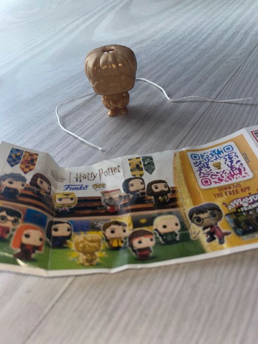 Figurina Harry Poter GOLD - Kinder Joy