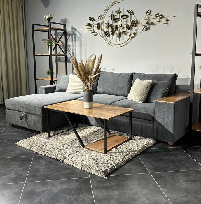 Диван с оттоманкой Оливия