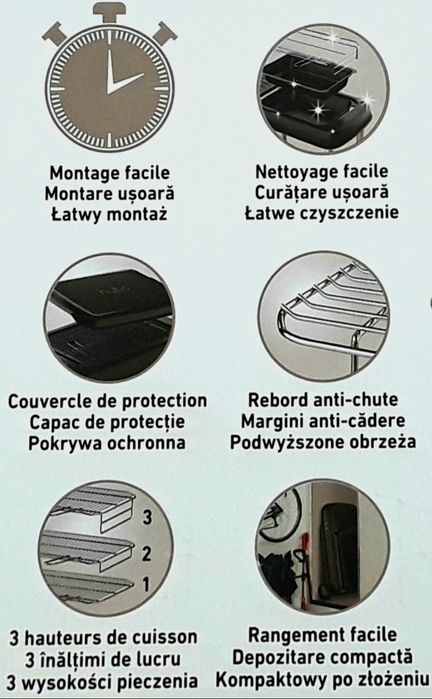 GRĂTAR Hyba XL1 cu roti NOU + BONUS - 295 Lei