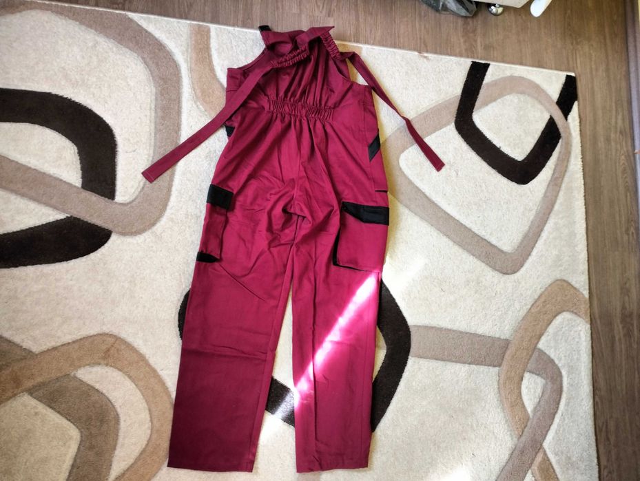 Costum salopeta /lucru /munca cu pieptar ,mărime 50-54 , NOU
