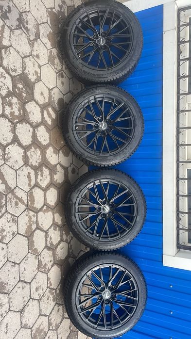 Продам комплект авто шин с дисками, Джелли монжаро,