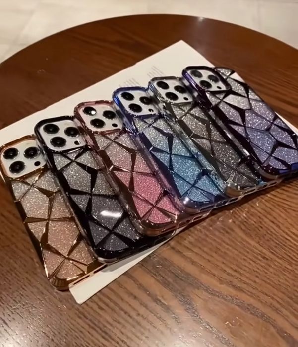 Чехол с ромбовидным с узором геометрической формы для все iPhone