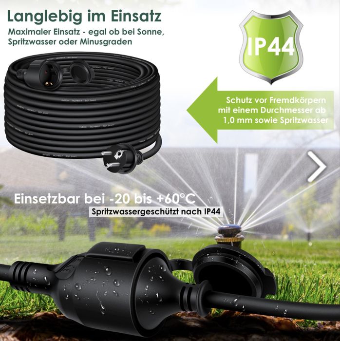 KESSER® удължителен кабел със защитна капачка