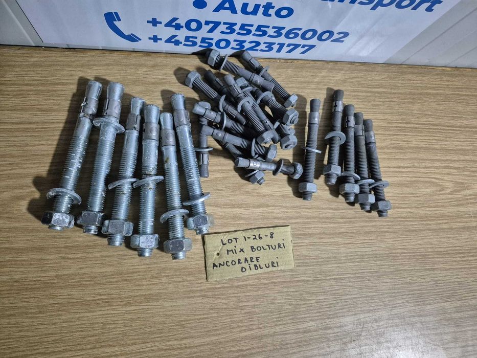mix bolturi ancorare-dibluri - lot 1-26-8