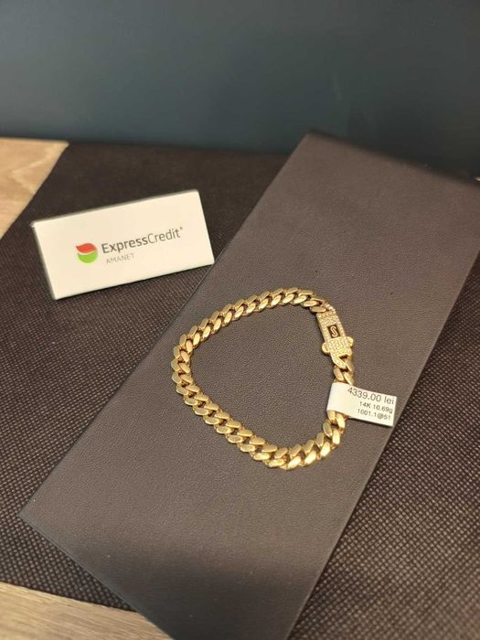 (AG51) Bratara aur 14K 10.69g b1001 - Garantie 2 ani!