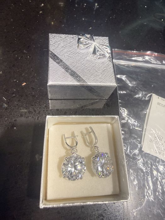 Сребърни обици-ръчна изработка