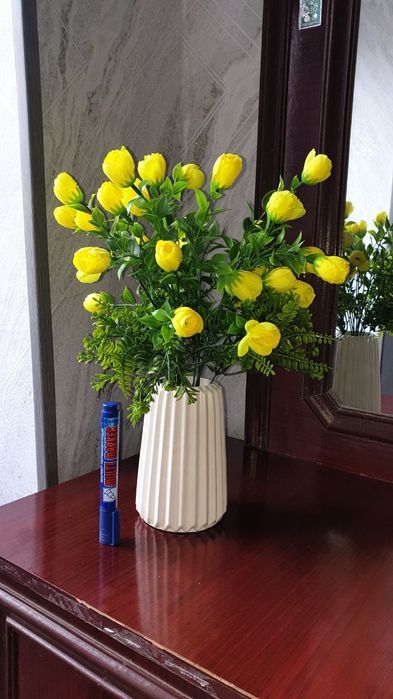 гуллар суний кулда ясалган