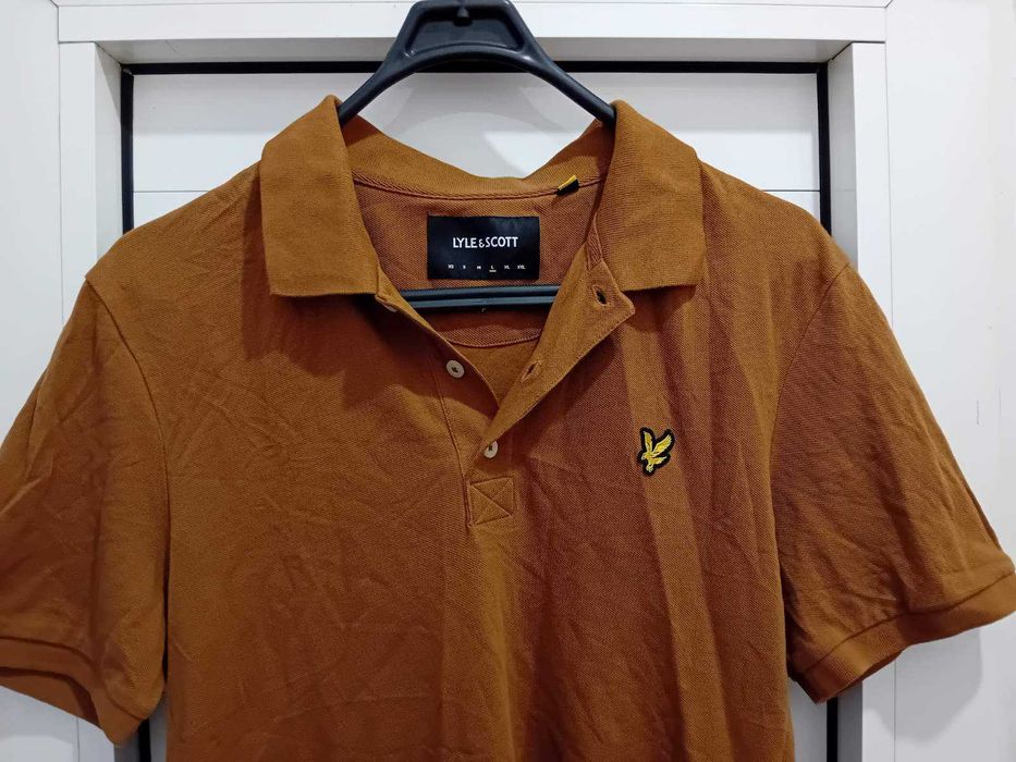 Чисто нова оригинална фланелка с яка Lyle & Scott