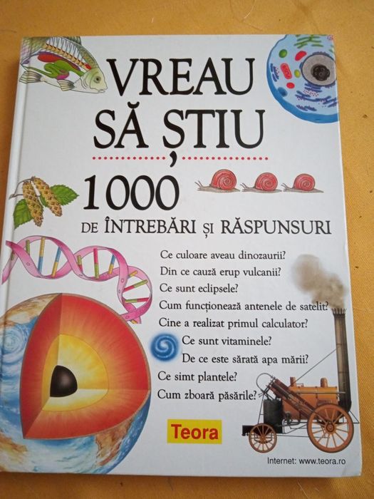 Cartea "Vreau să știu 1000 de întrebări și răspunsuri"