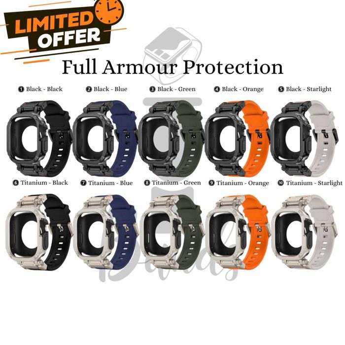 Калъф с металически корпус за Apple Watch ULTRA/SE/11/10/9/8/7