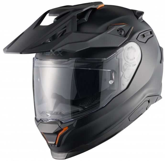 МОТО адвенчър каска NEXX Y.TRAVL PLAIN black ново