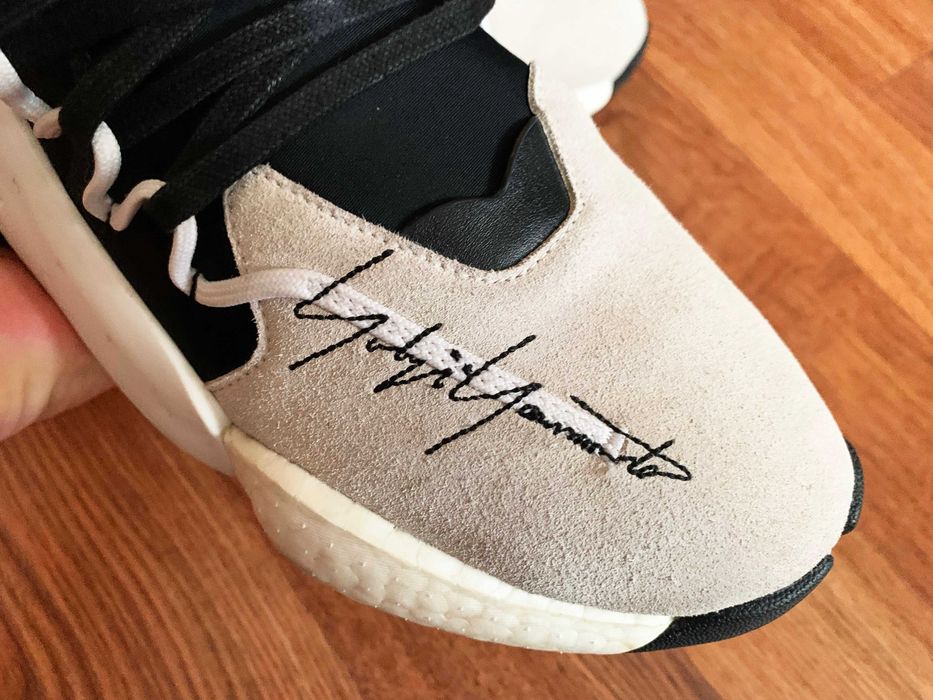 Adidas Y3 BYW Bball "White/Black" by YOHJI_Marime 44_ ORIGINALI