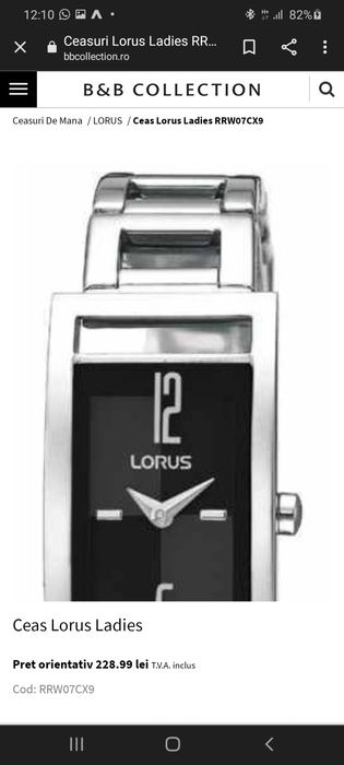 Ceas Dama Lorus By Seiko Nou