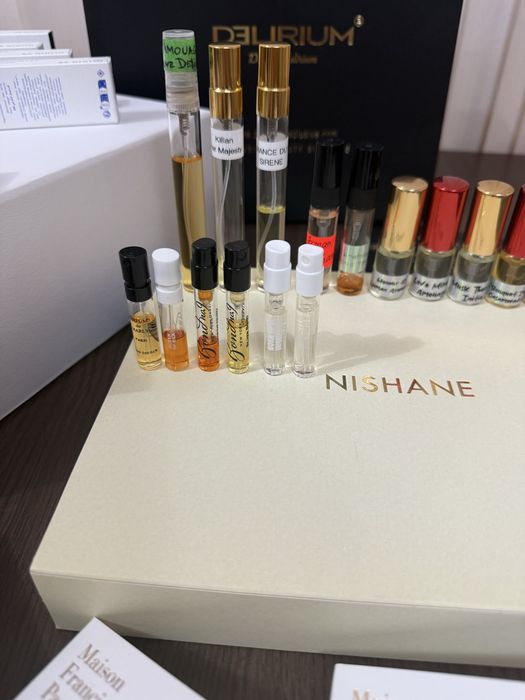 Нишови парфюмни отливки и семпъли Amouage,Nishane,Ex Nihilo,MFK и др