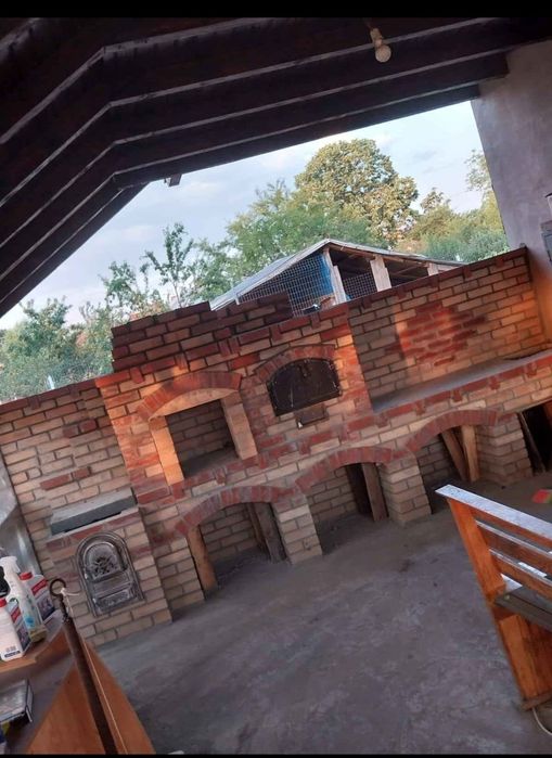 Grătare rustice din cărămidă