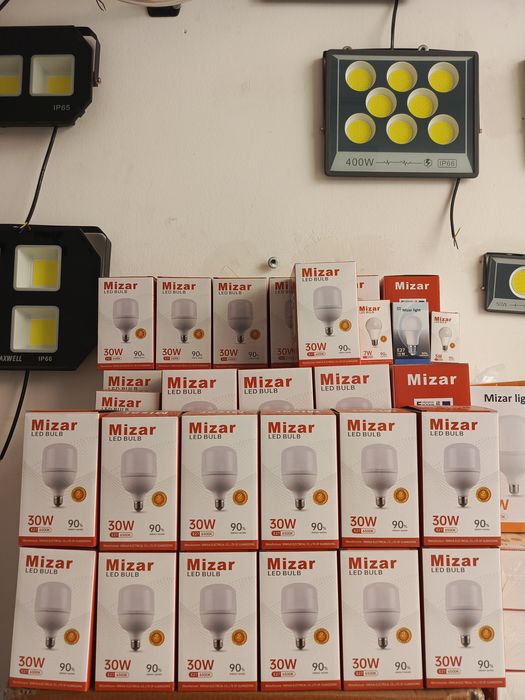 Mizar xar xil turdagi 5 wat dan boshlab 60 watgacha