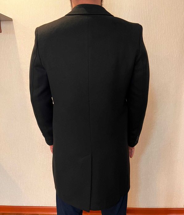 Пальто мужское черное