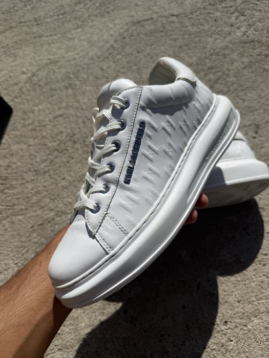 Karld Lagerfeld K/Monogram Kapri White