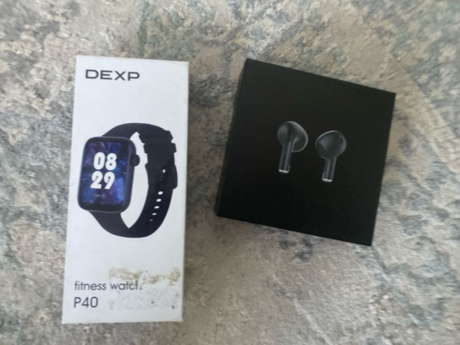Часы DEXP P40 + наушники