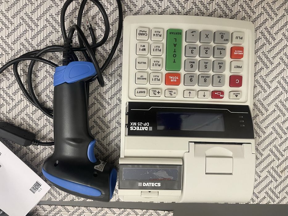 Vand casa de marcat Datecs  DP-25 si scanner