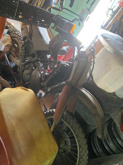 Мотор Suzuki ts125, на части