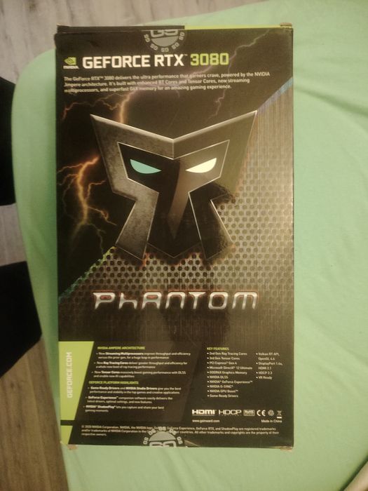 Placa video rtx 3080 GeForce si rtx 3080 phantom