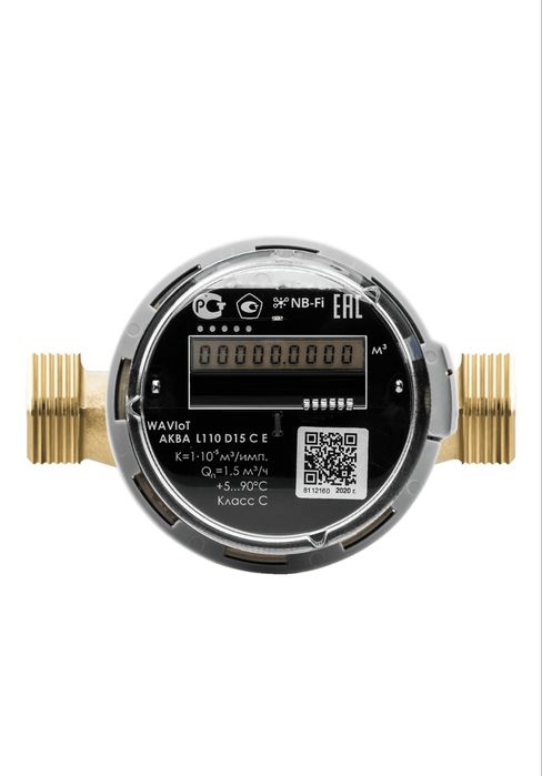 Счётчик воды WAVIoT AKBA L110 D15 CE