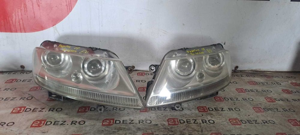 Faruri / Far stanga , far dreapta Bi - Xenon adaptiv pentru VW Phaeton Non Facelift 2003 - 2009 , Faruri Europa / pret per bucata !