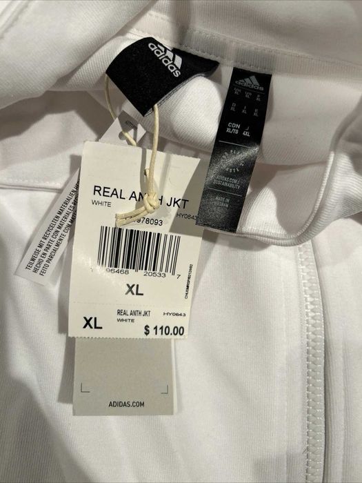 Adidas Real Madrid CF Anthem Jacket (HY0643)