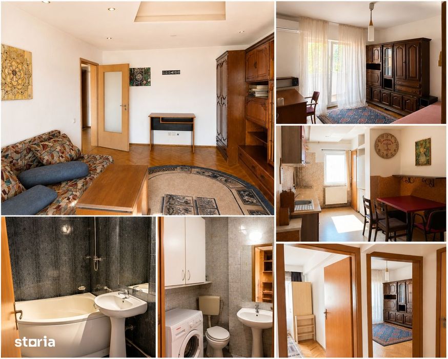 Apartament 3 camere decomandat, 65 mp, garaj, 2 băi, Plopilor