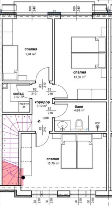 Продава се Къща в Пловдив, Център - 127 кв.м за 643 €/кв.м - Снимка #4