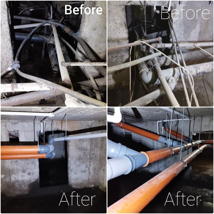 Desfundare canalizare.