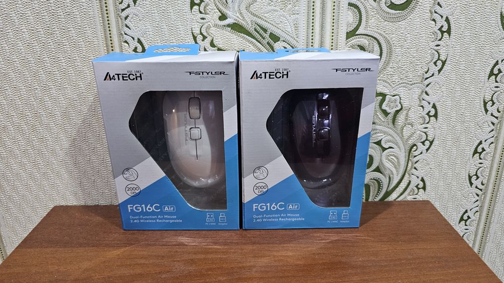 Аккумуляторная беспроводная мышь A4TECH FG16C