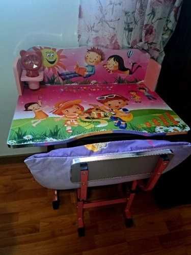 Birou Copii reglabil, cu scaun si jucării PRODUS NOU