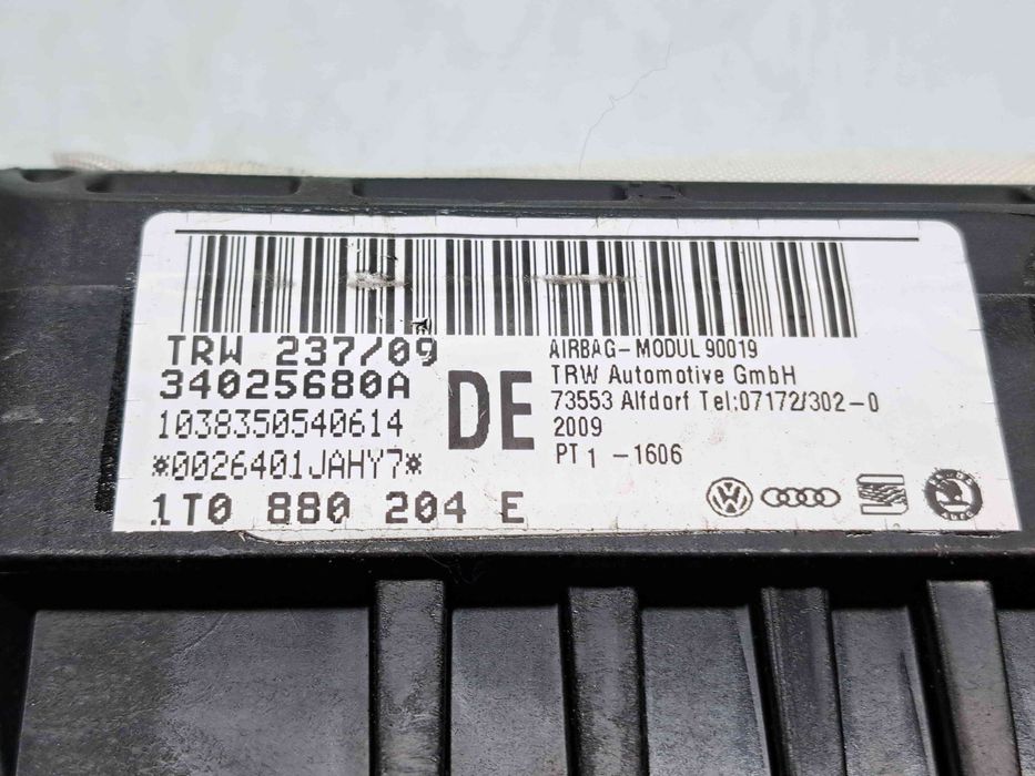 Airbag pasager Volkswagen Touran (1T1, 1T2) [Fabr 2003-2010] Facelift