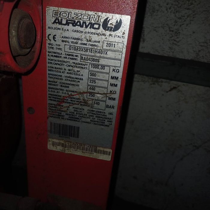 Продавам щипка, кламер за мотокар с ротация