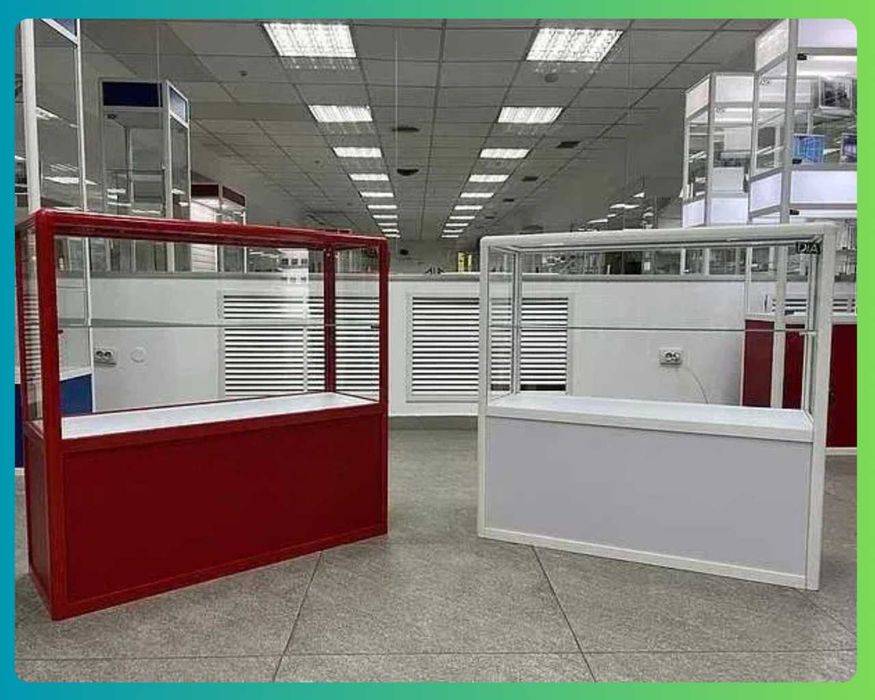 Прилавок витрина для магазина, oynalik vitrina va prilavkalar