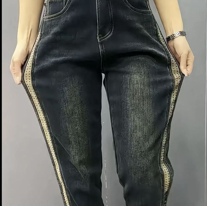 Джинсы утепленные