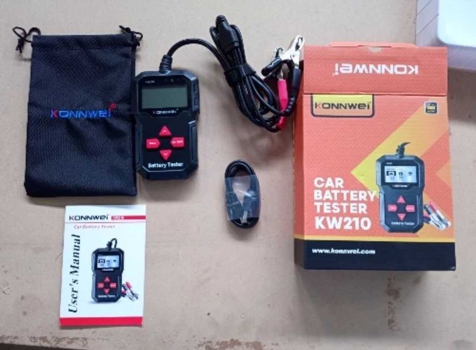 Тестер за акумулатор Konnwei 210 товарна вилка проверка на акумулатор