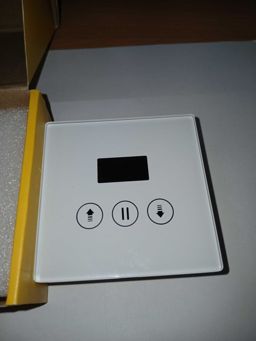 Intrerupător smart WiFi Allevoi CS02 pentru jaluzele, ecran procentaj