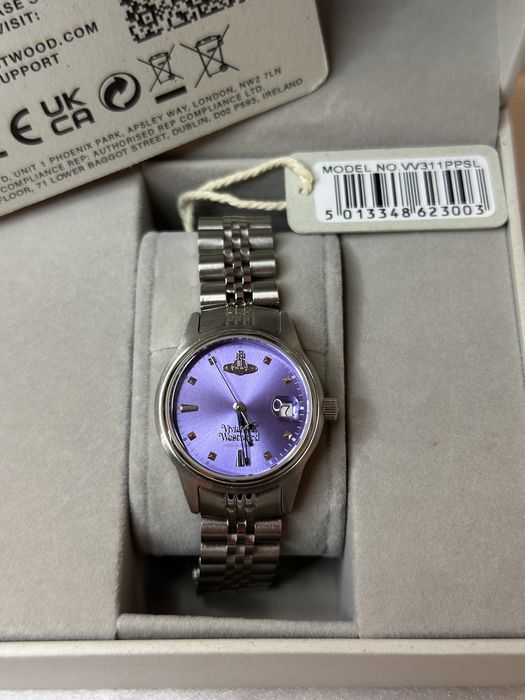 Camberwell Vivienne Westwood Watch in Stainless Steel Purple-Silver