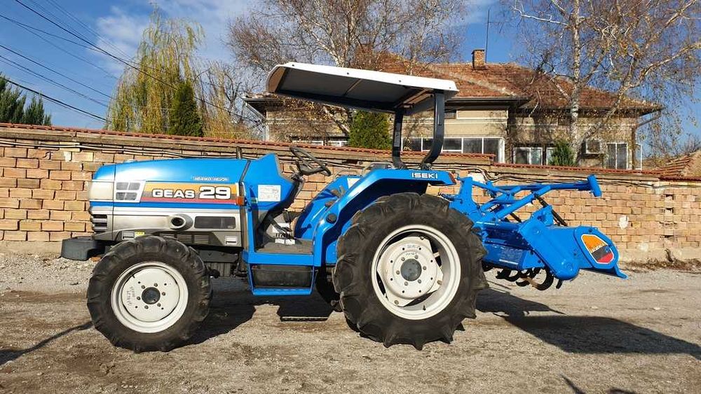 Японски трактор Iseki TG29F GEAS с фреза, 4x4, 29 к.с., АграБГ Джолев
