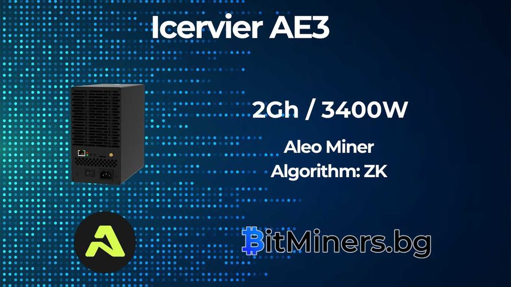 Icervier AE3 – 2Gh/s 3400W, ALEO майнър