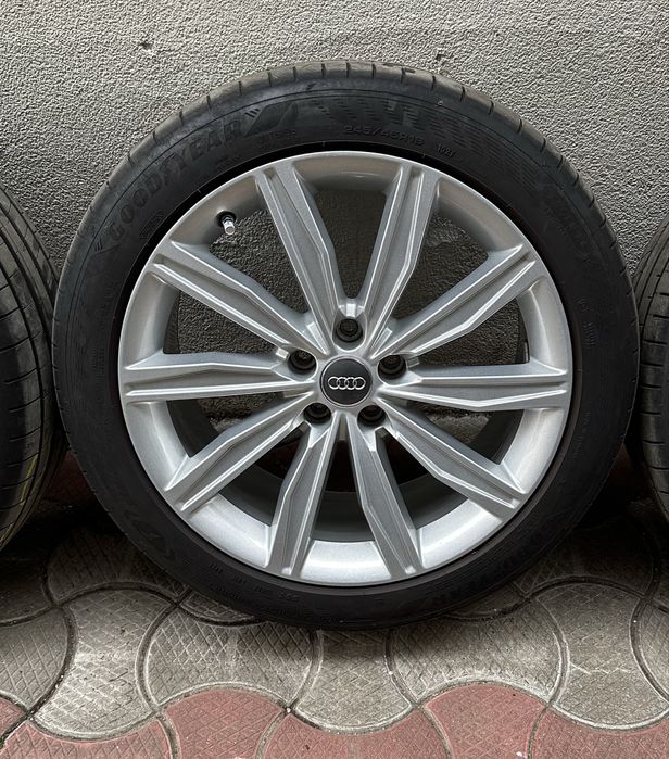JANTE ORIGINALE AUDI A6 C8 R19 cu anvelope vara GoodYear 245/45 R19