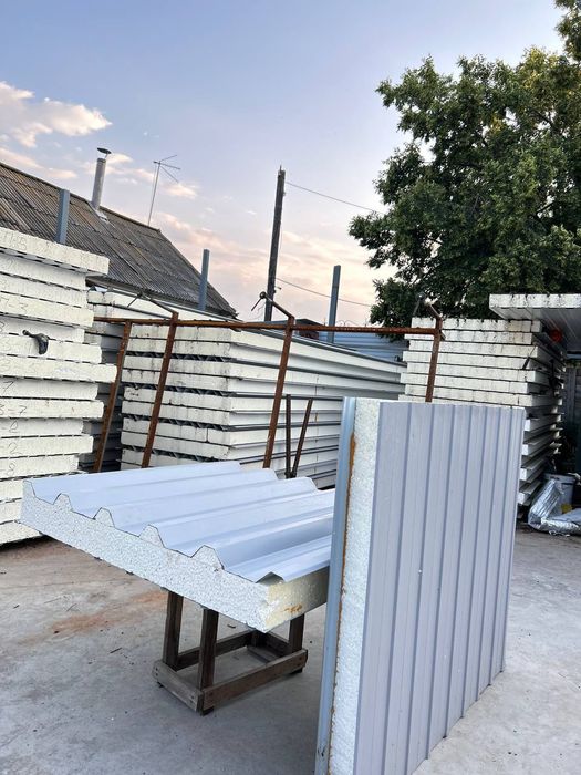 Сэндвич панели кровельные и стеновые