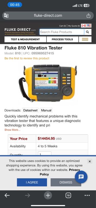 Fluke  810 Vibrator Testr