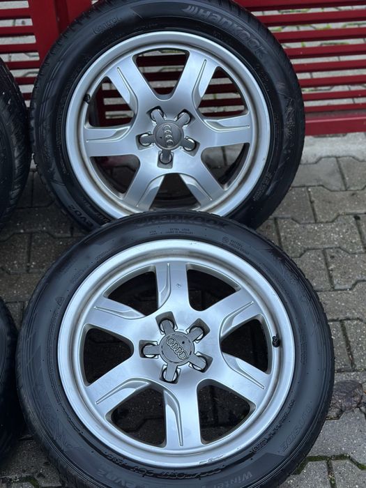 Jante / roti R17 AUDI 5x112 cauciucuri iarna