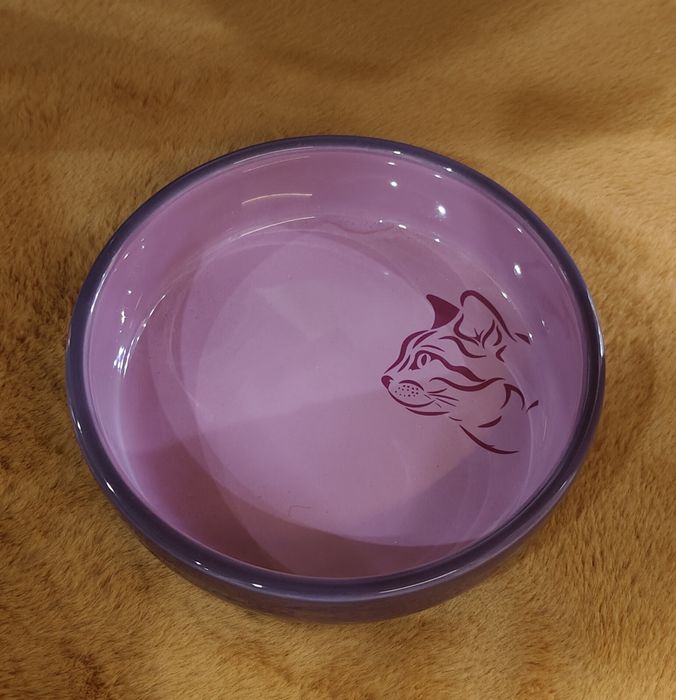 Керамическая миска для кошек ,миски
