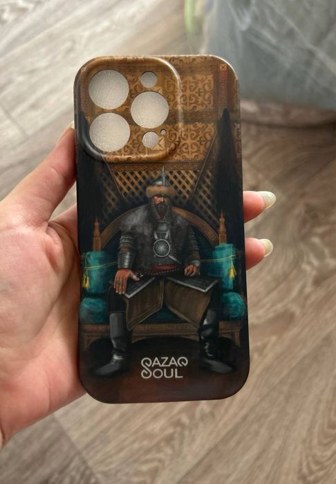 Чехол для Iphone 16 pro qazaq soul